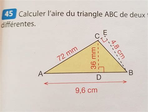 Comment Calcul T On L aire D un Triangle Aire d'un triangle rectangle - Cours de maths - YouTube